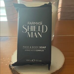 Farmasi Shield Man Face & Body Soap - Dark Gray